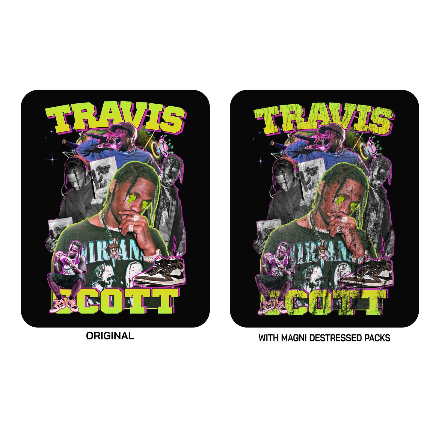 Worn Plastisol Graphic Pack